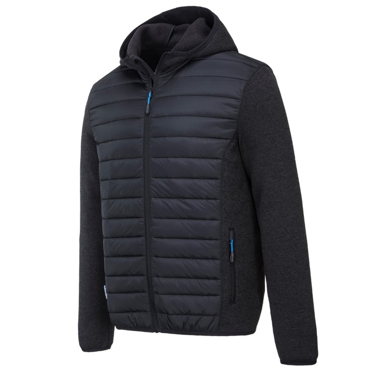 Portwest Hybrid Baffle Jacket Grey Marl T832